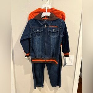 Vintage US Polo Association 3 Piece Boys Size 5/6 Denim Set Deadstock NWT 1990’s